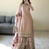 TOP*👗👗 *#FABRICS* : FOX GEORGETTE *#WORK* : EMBROIDERY CODDING SIQUNCE WORK - Image 3